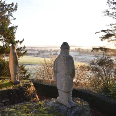 Lever de soleil sur les marais blancs au Plessis-Lastelle